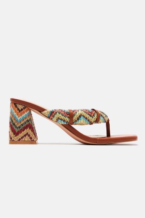 Sandały Fashion Nova Find Your Oasis Heeled Damskie Brązowe Polska | 751642MZE