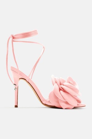 Sandały Fashion Nova Love Is Blooming Heeled Damskie Fioletowe Polska | 910378NUM