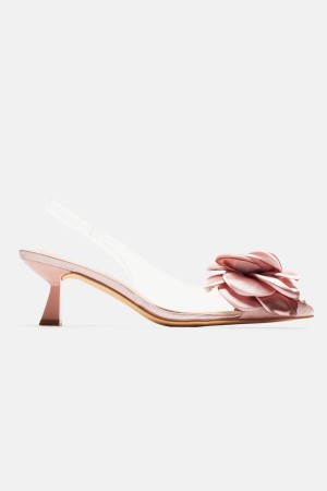 Sandały Fashion Nova Missed Me Slingback Heeled Damskie Fioletowe Polska | 284975QOE