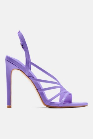 Sandały Fashion Nova Nice And Sweet Heeled Damskie Fioletowe Polska | 738165VUO