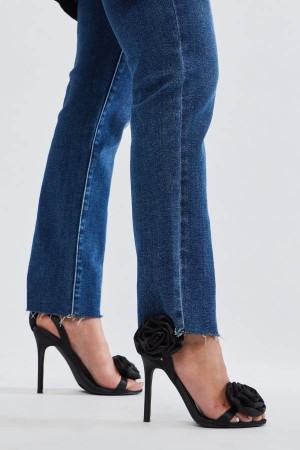 Sandały Fashion Nova What A Feeling Heeled Damskie Czarne Polska | 981706RFZ